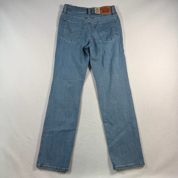 Levis Jeans Womens 29 Blue 724 High Rise Straight Stretch NWT - Picture 2 of 16
